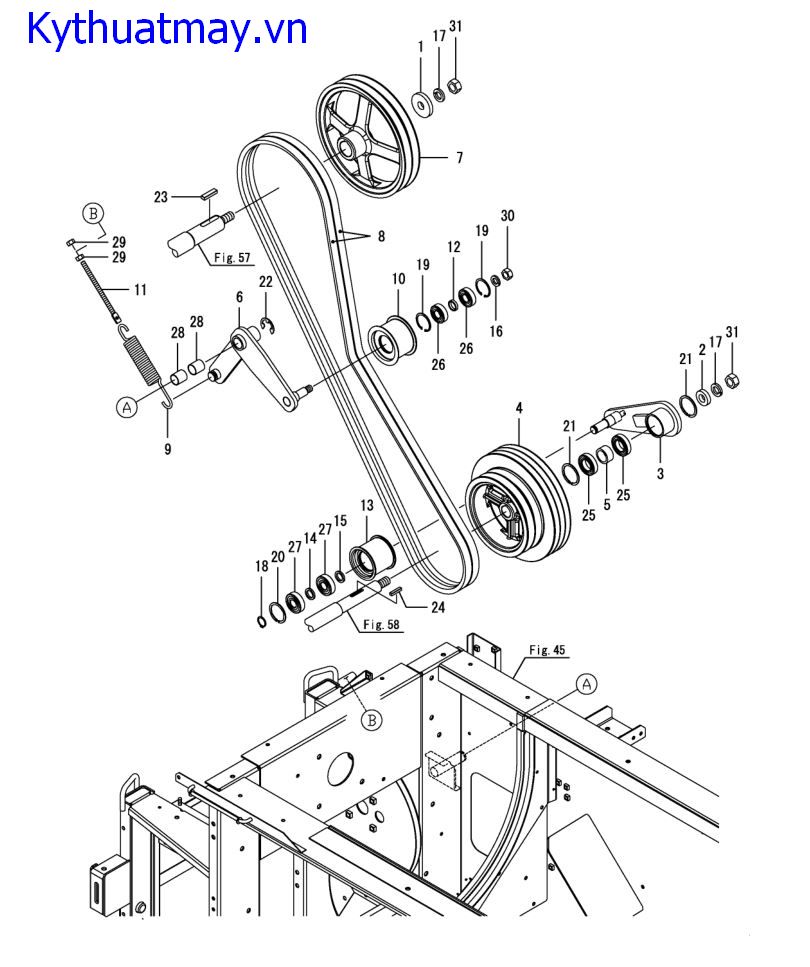 Dây đai truyền động đập